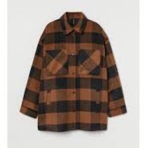 H&M Plaid Barn Jacket